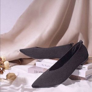 🖤 Pointed Toe Mesh Slip on Ballet Flats 🖤